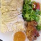 famous chicken roti served daily at trellis bay market