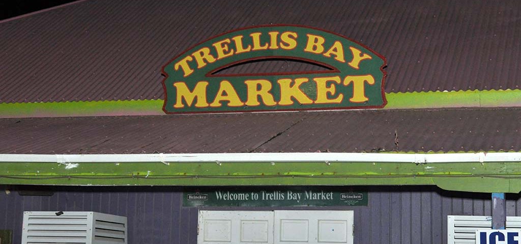 Trellis Bay Market Entrance