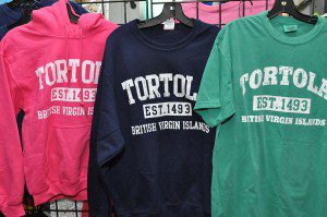 tortola established t-shirts available at trellis gift shop