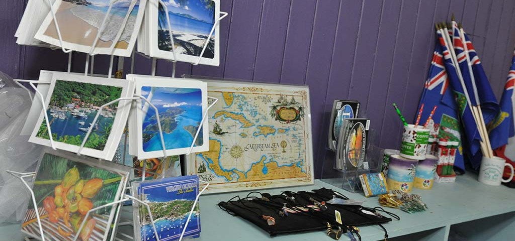 gift items available at trellis gift shop bvi