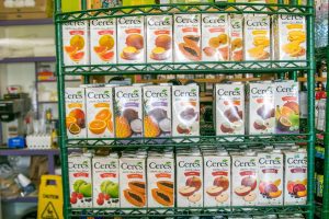 Cartons of juice