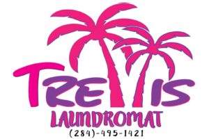 Palm tree logo for Trevis Laundromat.