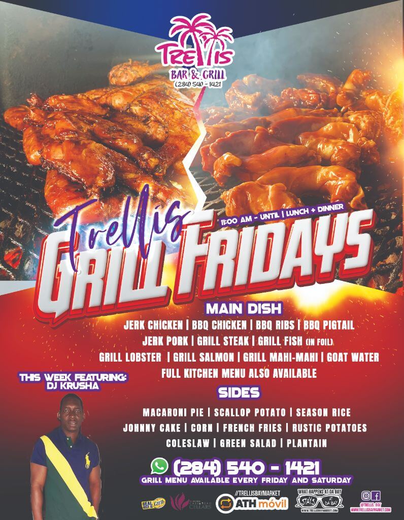 Trellis Grill fridays every friday trellis bay market bar and grill beef island tortola
