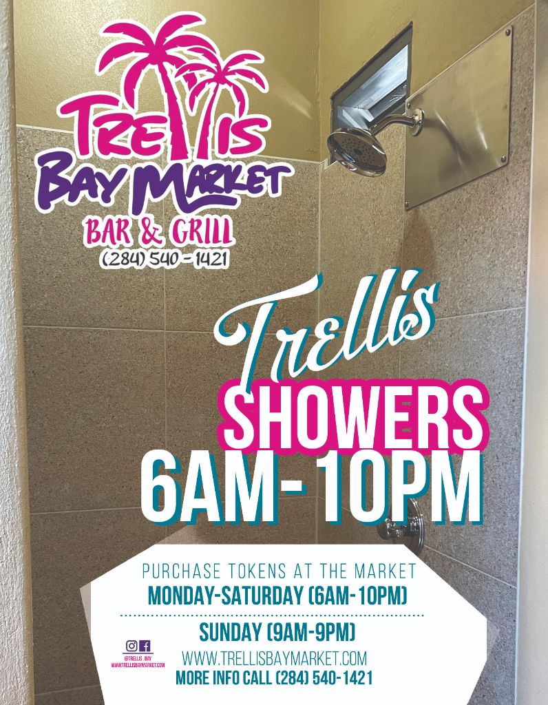 Trellis Bay Showers Trellis Bay Beef Island BVI