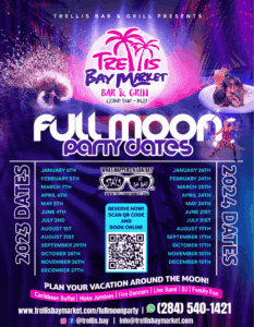Trellis Market Bar & Grill Full Moon 2023 and 2024