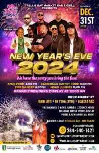 New Year's Eve Party 2023 Trellis Bay