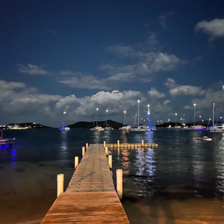 trellis bay market floating dock