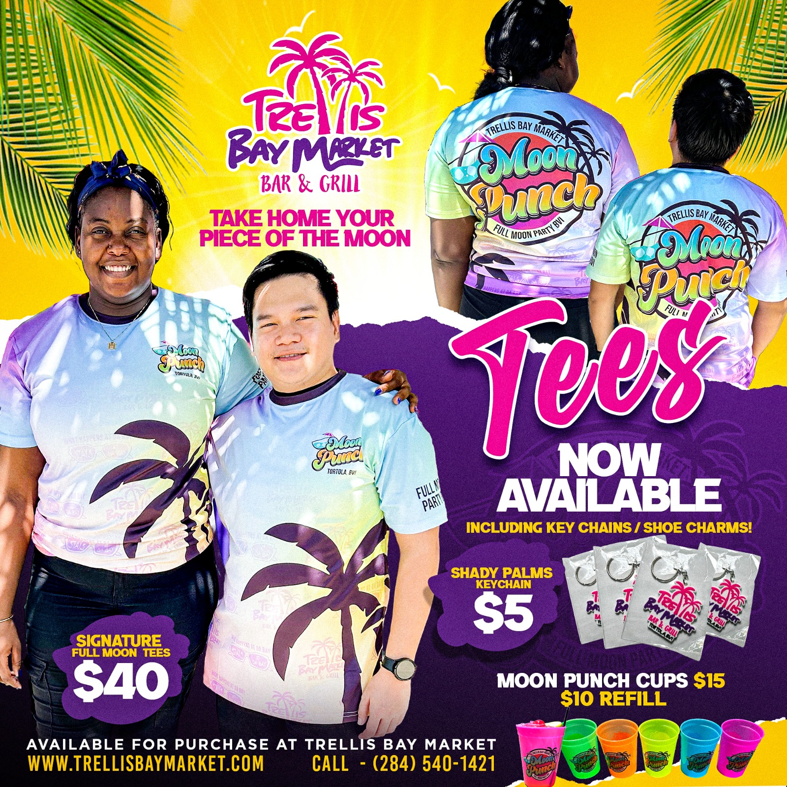 Full Moon Punch Promotion Trellis Bay Market Bar & Grill